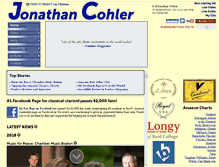 Tablet Screenshot of jonathancohler.com
